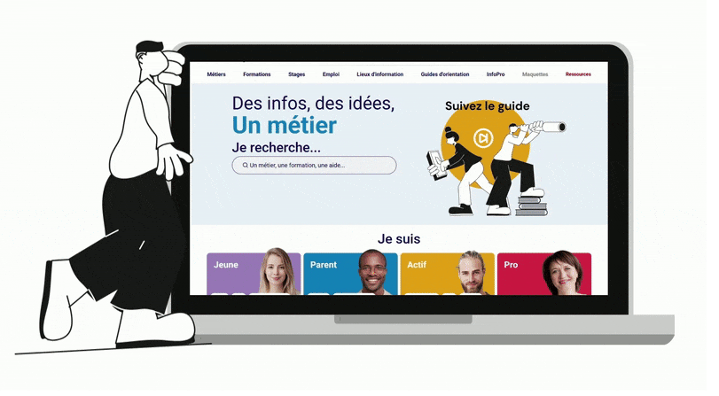 le site pour l'orientation